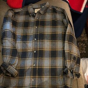 Red Head Brand Co. Men's Checkered Flannel Button-Up, Size Large